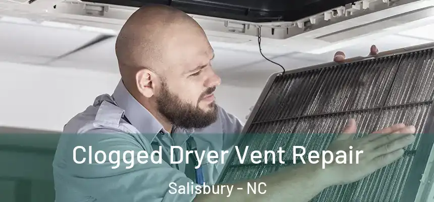 Clogged Dryer Vent Repair Salisbury - NC